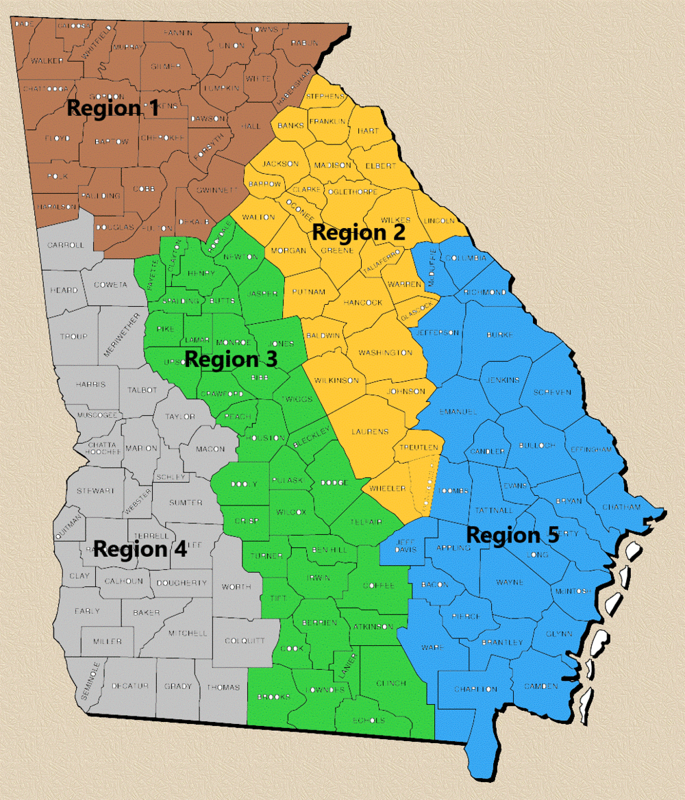 OPSS Regional Map