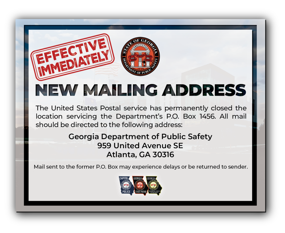 New DPS Mailing Address